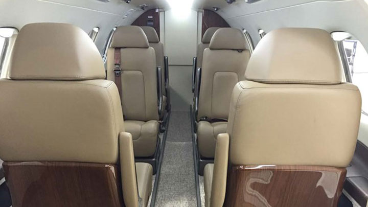 Phenom 300 Jet Interior